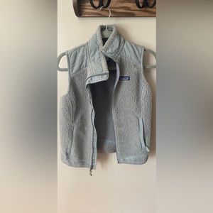Patagonia Sherpa vest- grey size medium
